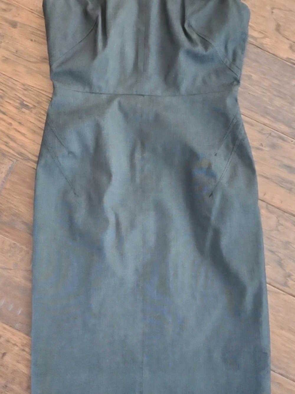 Banana Republic Classic Sleeveless Sheath Dress in Dark Gray